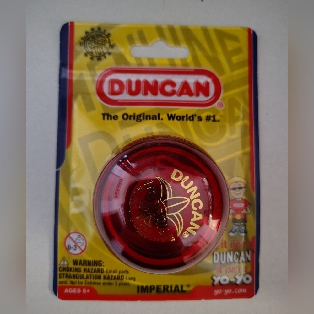 Genuine Duncan Toys Classic Series Red Yo-Yo Imperial